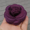 PRAK Broschen & Anstecknadeln Für Damen,Luxus Große Broschen Für Frau Schals Schnalle Pin Stoff Kunst Stoff Blume Brosche Mode Kleidung Schmuck Accessoires Mädchen Geschenke, Lila, Wolle