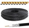 HB-DIGITAL Cavo coassiale da 3m Cavo antenna HQ-135 Cavo SAT 135 dB 8K 4K UHD 4 volte schermato per sistemi DVB-S / S2 DVB-C / C2 DVB-T / T2 DAB+ radio BK + 1connettori F GRATIS