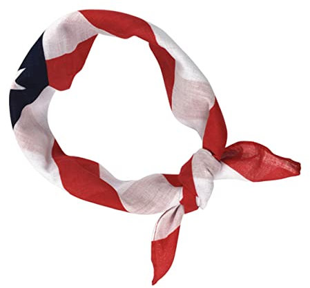 Yardenfun 3st Halstuch Schal Mit Amerikanischer Flagge Outdoor-kopftuch Bedrucktes Kopftuch Bedrucktes Haarband Kleiner Quadratischer Schal Usa-schal Amerika-flagge Taschentuch Straße