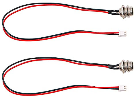 CENPEK 2PCS Electric Scooter Charging Port 3-Pin 2 Wire Battery Charger Port Electric Scooter Parts