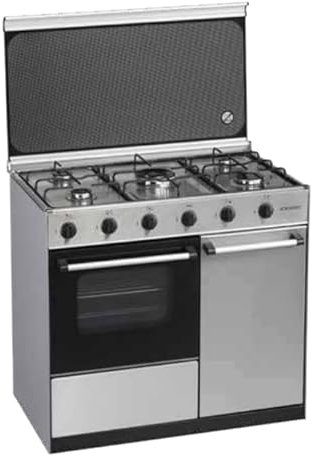 Cocina gas JOCEL JFG5009173-5 fuegos gas, horno con bandeja y grill, acero inox., capacidad horno 54 litros