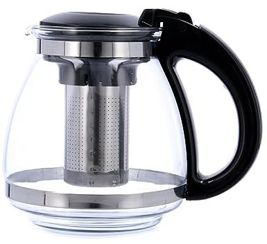 Quid Serenia Tetera Vidrio Filtro Inox 1,5l Sodo No Apto Microondas Reciclable