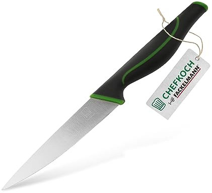 CHEFKOCH Spickmesser – Küchenmesser zum Schneiden, Schälen & Verzieren von Gemüse, Obst und Kräutern – Hochwertiger Edelstahl trifft auf ergonomischen Komfort