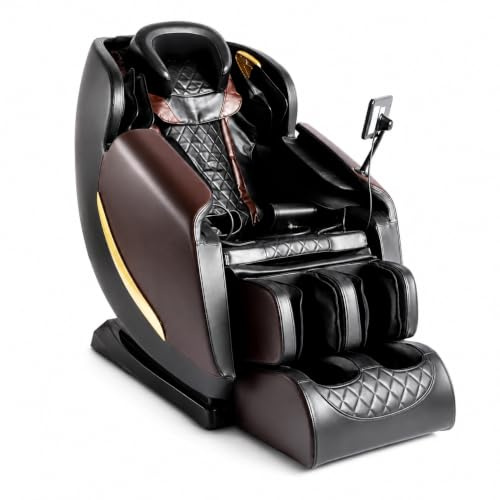 DUPI Sillón de Masaje Eléctrico | Gravedad Cero 3 Niveles | Bluetooth Música | Presoterapia y Calor | Control Digital | Sillón Relax Reclinable, Polipiel, Metal