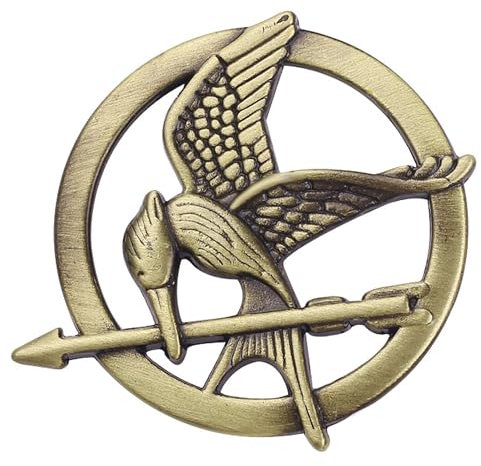 GFM® unger Games Broche fantaisie inspirée du geai moqueur – Anniversaire, fête des mères, Saint-Valentin, fête, anniversaire de mariage (BRCH-MockingBird), M, Métal