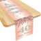 Tischläufer 40 Geburtstag Roségold Happy 40th Birthday Tischband zum 40. Geburtstag Frau Frauen Ihr Geburtstag Jahrestag Feier Party Dinner Tisch Leinen Tischdecke Deko für Zuhause, 180x35 cm Lang
