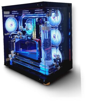 VIXIA High End Custom Watercooled Gaming PC - Intel Core i9 14900K - Gigabyte GeForce RTX 4090 - Corsair DDR5 64GB - Samsung 990 Pro PCIe4.0 NVME 2TB - Dual Cooling - VXD-90B 2