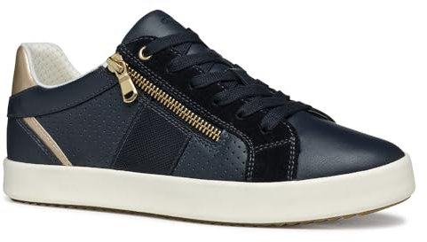 Geox D BLOMIEE E, Scarpe da Ginnastica Donna, Navy, 35 EU