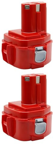 2 batterie di ricambio per Makita 12 V NI-Mh 1220 1222 PA12 1233S 1234 1233 1235 1235B 1235F 192696-2 192698-8 192698-A 1933335 138-9 193157-5