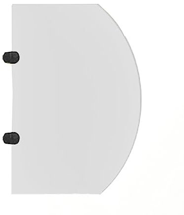 Urinal-Trennwand, Toiletten-Trennwand, Sichtschutz für Kinder im Cartoon-Stil, Urinal-Trennwand, Toiletten-Schutzwand, Trennwand für Schulen/Kindergärten (Farbe: Cremefarben, Größe: 4 Stück)
