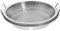 Luxshiny Bandeja de Filtro de Aceite de Cocina Cesta Filtrante de Malla de Acero Inoxidable con Bandeja Plato de Aperitivos de Metal para Alimentos Fritos Rejilla de Drenaje para 22cm