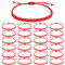 Yesaler Pulsera de Cuerda Rojo Pulsera Tejida Ajustable Pulsera de la Suerte Pulsera Kabbalah para Mujer Hombre Regalo 24 Piezas