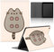 Funda Tablet para Lenovo Legion Y700 2023 8,8, Suave TPU Carcasa Kawaii Anime Pusheen Lindo Gato Dibujos Animados Diseño Manga Stand Función PU Cuero Flip Protectora Cover,Pata