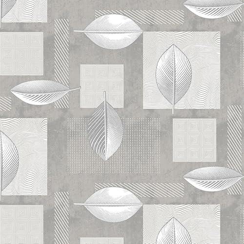 Mambo Design PVC Tischdecke Ethno grau Meterware Wachstuch Eckig Breite & Länge wählbar abwaschbar, Größe:110 x 110 cm
