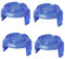 Lot de 4 Capuchons de Bobine pour débroussailleuse Mac Allister MGTP18Li, Cache-Bobines de Rechange