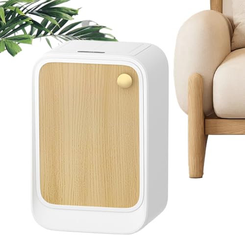 Gitekain Cubo De Basura Eléctrico - Papelera Inteligente con Tapa 20L - Papelera Eléctrica Con Patas Altas Y Apertura Lateral Para Baño Jardín Residencia Sala Lavandería Cocina Dormitorio Aseo