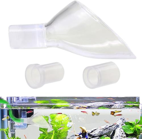 Jvjggag Fish Tank Outflow Pipe | Transparent Acrylic Aquarium Outflow Inflow Tube | Adjustable Filter Tubing with Clear Water Flow Design for Freshwater Tank Equipment in Restaurant Home Office Decor