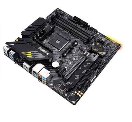 Gaming WiFi Processeur Fit for ASUS TUF Gaming B550M Plus Micro-ATX B550 DDR4 4800 MHz (OC) 128 Go M.2 SATA 6 Gbit/s USB 3. Socket AM4 for Ordinateur de Bureau