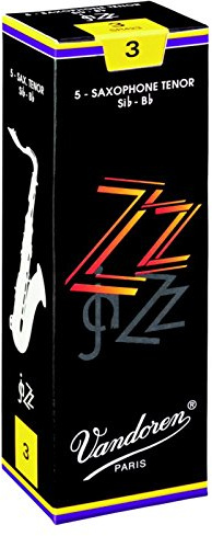 Vandoren ZZ Tenor saxophone reeds, box of 5 - Strength 1,5