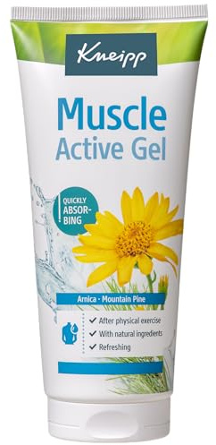 Kneipp Muskelaktives Gel - Arnika und Bergden - Erfrischend nach körperlicher Anstrengung - 200ml