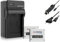 2 Batteries + Chargeur (Auto/Secteur) Compatible avec Sony NP-BG1 FG1 / Cyber-Shot DSC H, HX, N, T, W, WX.. Voir liste