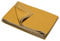 Decke aus Baumwolle 140 x 200 cm Kuscheldecke mit Zierstich weich, senf