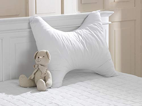 Lancashire Textiles Butterfly Pillow (White, Pillowcase Only)