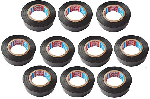 tesa Isolierband, schwarz 56192-00010 10 rotoli