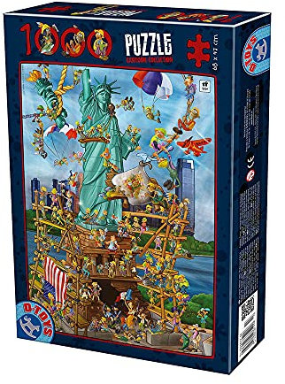D-Toys Puzzle Cartoon Collection - New York 1000 Teile