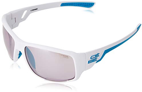 Cébé Northshore Sonnenbrille Matt White Shiny Blue Medium Uni Erwachsene