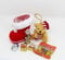Unbekannt 110636 Nikolausstiefel 8cm m. Teddy gefüllt als Nikolausgeschenk Wichtel