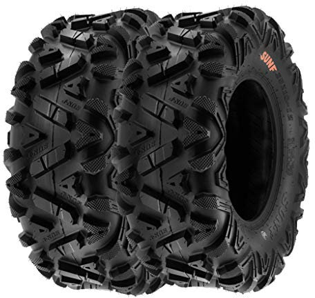 SunF A033 25x10-12 25x10x12 Quad ATV UTV SxS Reifen POWER I All-Terrain Geländebereifung 6PR TL 70J E4, Satz von 2 Stück