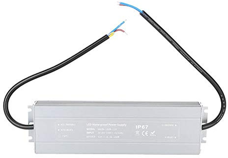 100W 12V LED Power Supply, IP67 Waterproof LED Transformer Driver Tension d'entrée: 100-240VAC (50/60HZ)