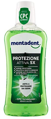 Mentadent Protezione Attiva 5X Collutorio Con Cpc Technology - 400 ml