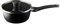 Masterchef Non Stick Saucepan for Induction Hobs 18cm Sauce Pot with Lid for all Cooking Surfaces Swiss Engineered Aluminium Pan with Scratch Resistant, Nonstick Coating, Aluminum, Black