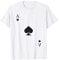 Spielkarte Pik Ass Kartenspiel Karneval Fasching Kostüm T-Shirt