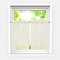 HeichkelL Scheibengardinen 2er Set Kurzstores Landhausstil Halbtransparente Bistrogardine Leinenoptik Kleinfenster Gardinen Küche Creme BxH 66x61 cm*2