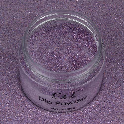 C & I Dip Powder, Glitters Color Collection, Shining Dipping Powder for Nail Beauty, Acrylic Color System (# 83)