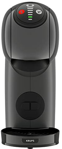 Krups Nescafé Dolce Gusto Genio S Máquina de cápsulas | Bebidas calientes y frías | Presión de la bomba de 15 bar | Depósito de agua de 0,8 L | Funcionalidad XL | Apagado automático | Antracita