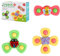 3Pcs Suction Toys Sensory Toys for Babies Boys and Girls Suction Spinners for Babies Sensory Early Education Baby Bath Toys Bathtub Children Suction Cup Spinner Toys Window Shower Toys Birthday Gifts