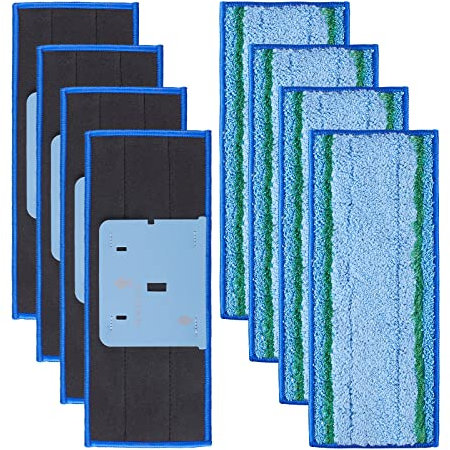 AnDongo Lot de 8 serpillères de Rechange en Microfibre pour iRobot Braava Jet M6 Ultimate