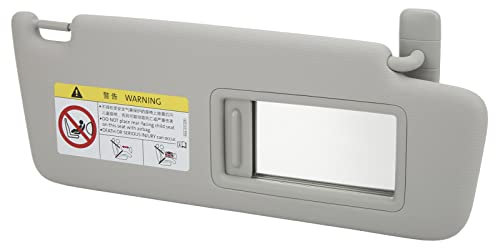 Parasol Interior Delantero Derecho para Coche 5GG010029 Reemplazo de Tela de Plástico ABS Gris para MK7 2014‑2017