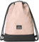 Johnny Urban Turnbeutel Damen & Herren Rosa Grau - Blake - Sportbeutel für Alltag, Festival, Sport - Rucksack Beutel mit Kordelzug - Wasserabweisend