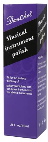Gitarrenreiniger-Politur 60 ml - Reiniger und Politur für die Gitarrenkörper und Griffbretter, Politur für Musikinstrumente - Zubehör für Musikinstrumente