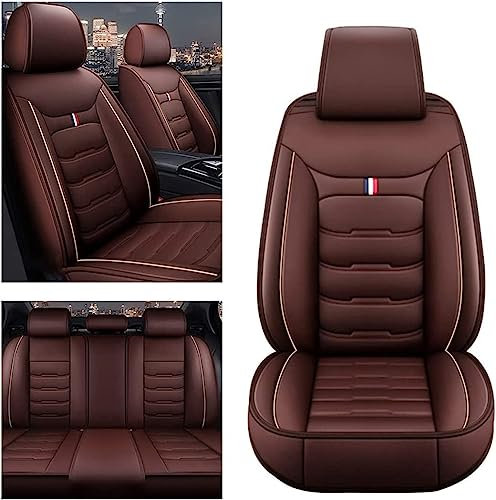 EURLA Vordersitze und Rückbank Komplettset Autositzbezüge für Mini One/Cooper/Cooper S/Clubman/Countryma, Airbag Kompatibel Wasserdichter Langlebig Schonbezüge,C