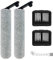 HomeTimes Ersatz Zubehörset für Dreame H12 Pro H13 Pro Nass-/Trockensauger Bürstenwalze und Staubsaugerfilter (2 Walzenbürsten + 2 HEPA-Filter)