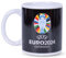 Hy-Pro Tasse en céramique Euro 2024, sous licence officielle, noir