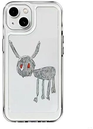 CIMIKY OVO Rapper Drake for All The Dogs Schutzhülle für iPhone 11/12/13/14/15, charakteristisches Grafik-Hunde-Logo, Rapper Drake für alle Glaubensymbole (transparent, iPhone 12)
