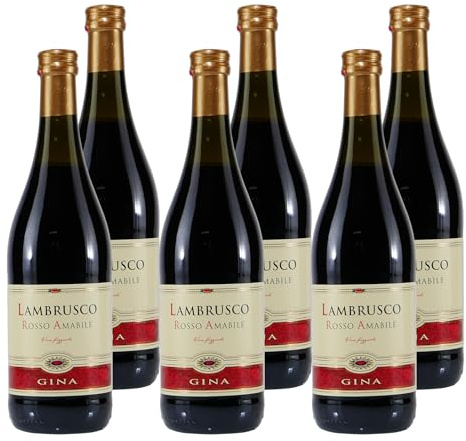 Gina Lambrusco Rosso Amabile (6 x 0,75L)
