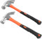 JEUIHAU 2 Pack Claw Hammer Set, 20oz and 27oz Rip Claw Hammer, Framing Hammers Curved Non Slip TPR Comfort Grip for Roofing Tools, Framing Jewelry, Making DIY Projects